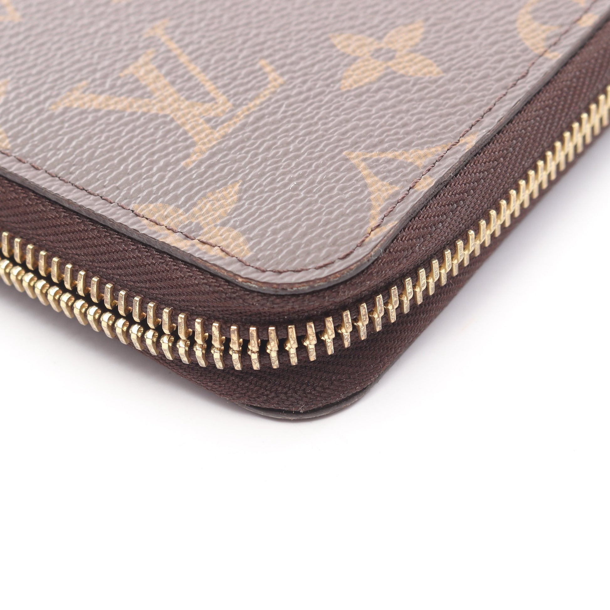 ジッピー オーガナイザー モノグラム ラウンドファスナー長財布 PVC ブラウン ルイヴィトン 財布・小物 LOUIS VUITTON