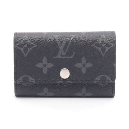 ミュルティクレ6 モノグラムエクリプス 6連 キーケース PVC ブラック ルイヴィトン 財布・小物 LOUIS VUITTON