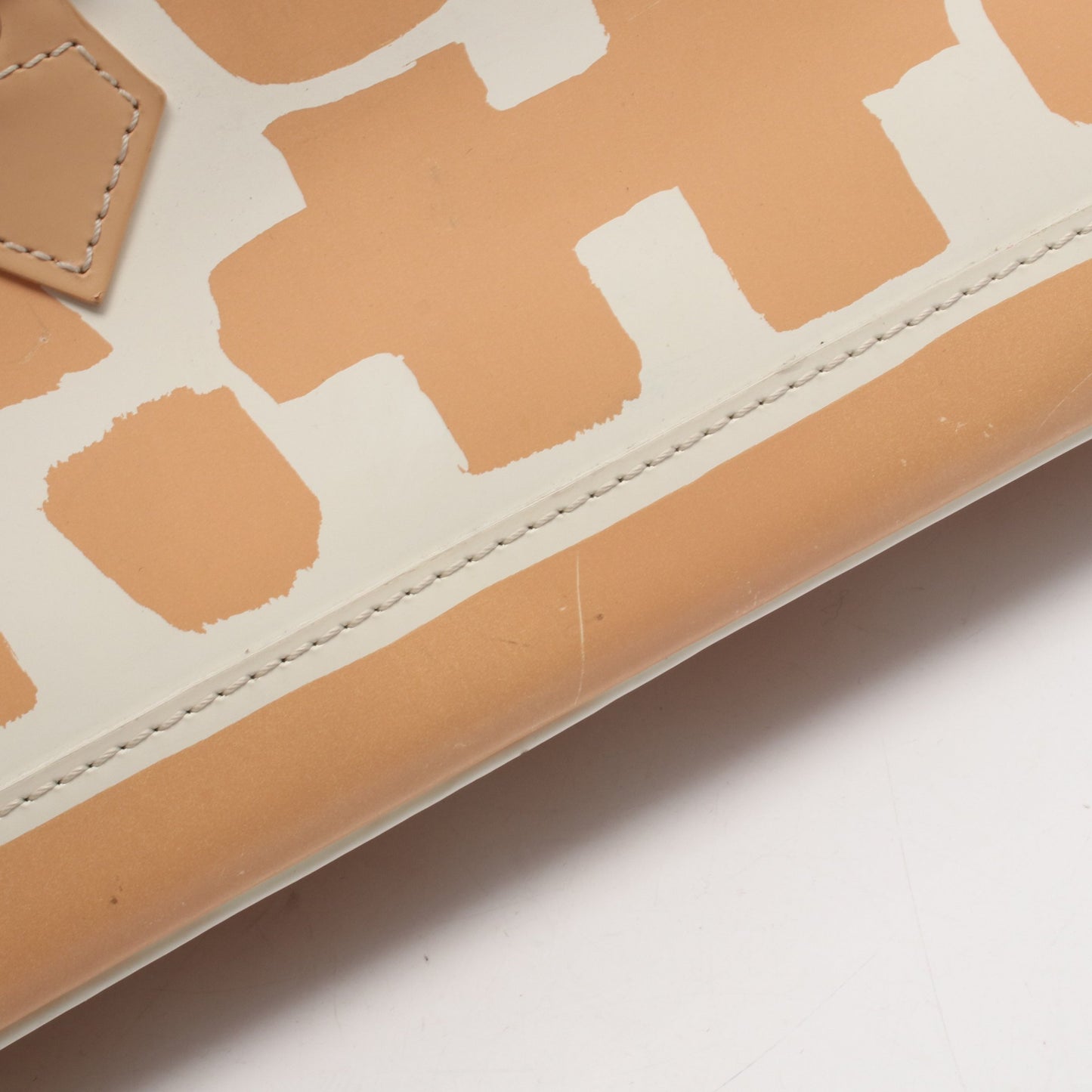 アルマ ホリゾンタル モノグラムグラフィティ ハンドバッグ レザー オフホワイト ベージュ ルイヴィトン バッグ LOUIS VUITTON