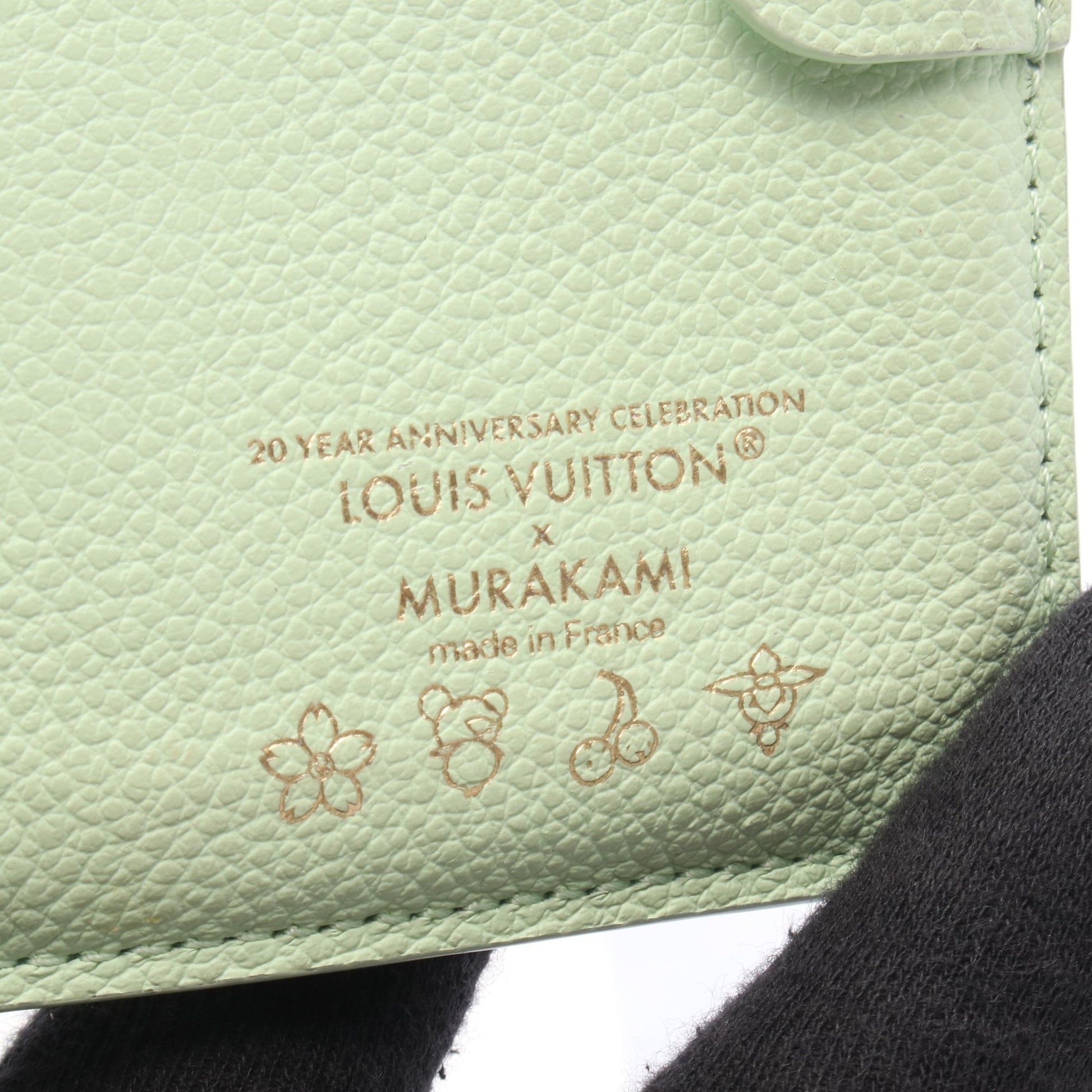LV × TM ポルトフォイユ リサ モノグラムアンプラント グリーンティー パンダ 二つ折り財布 レザー ライトグリーン ルイヴィトン 財布・小物 LOUIS VUITTON
