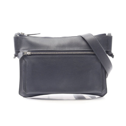 ウルトラプラGM ブルーニュイ ショルダーバッグ エバーカラー ネイビー シルバー金具 Y刻印 エルメス バッグ HERMES