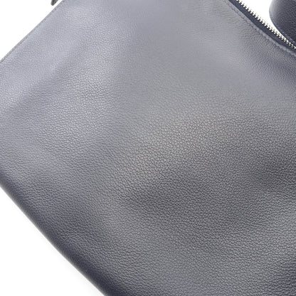 ウルトラプラGM ブルーニュイ ショルダーバッグ エバーカラー ネイビー シルバー金具 Y刻印 エルメス バッグ HERMES