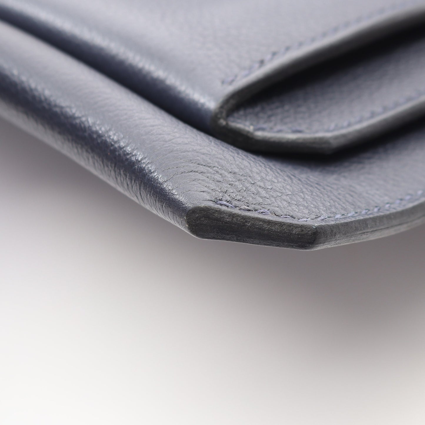 ウルトラプラGM ブルーニュイ ショルダーバッグ エバーカラー ネイビー シルバー金具 Y刻印 エルメス バッグ HERMES