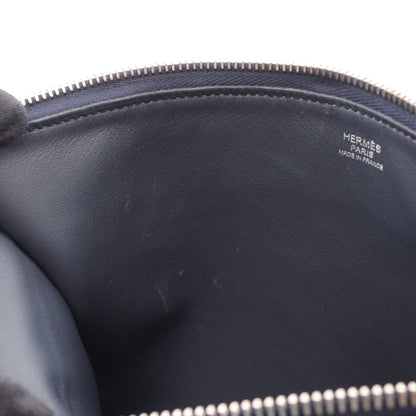 ウルトラプラGM ブルーニュイ ショルダーバッグ エバーカラー ネイビー シルバー金具 Y刻印 エルメス バッグ HERMES