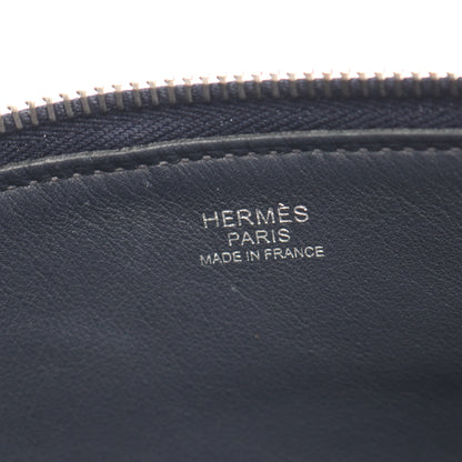 ウルトラプラGM ブルーニュイ ショルダーバッグ エバーカラー ネイビー シルバー金具 Y刻印 エルメス バッグ HERMES