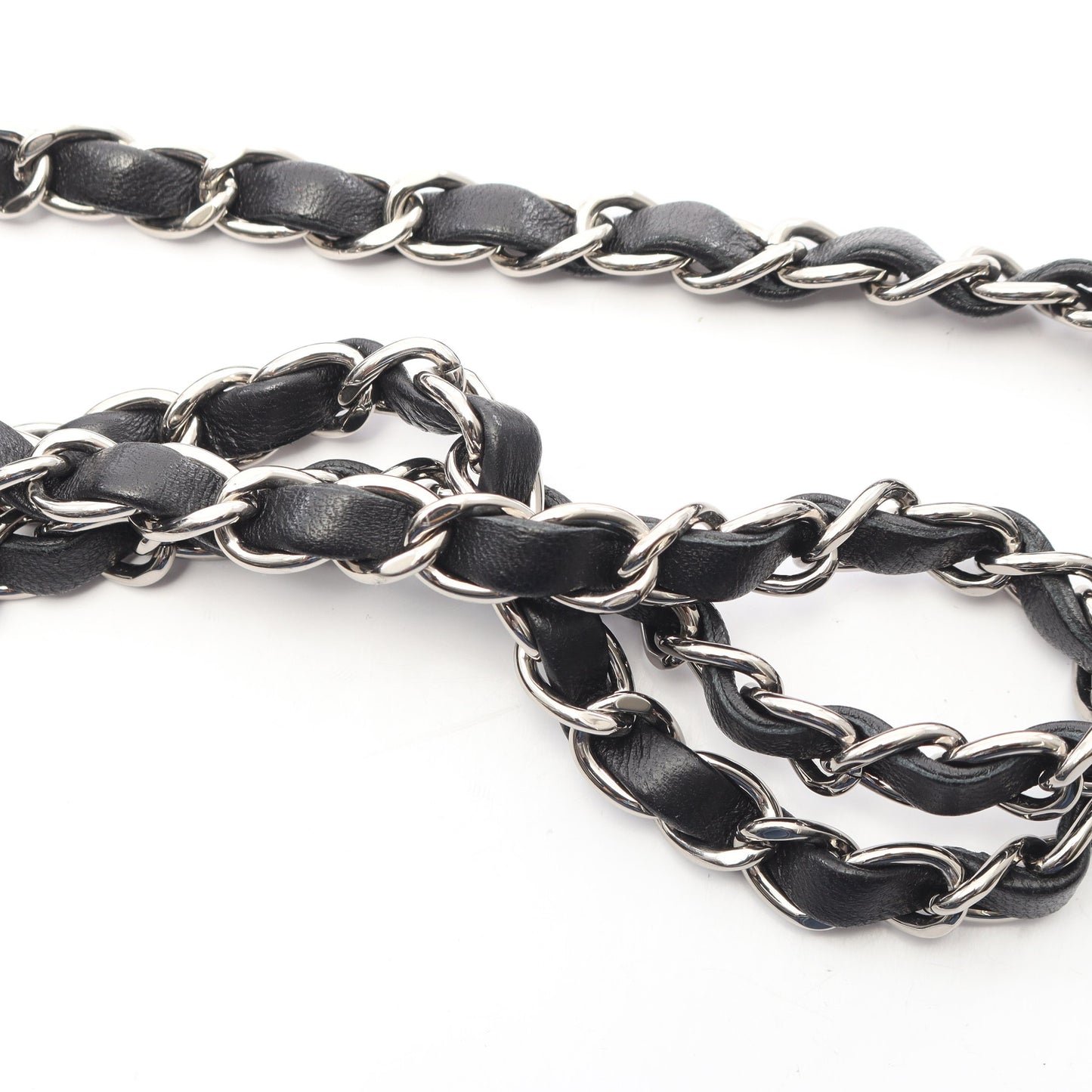 ミニマトラッセ チェーンショルダーバッグ ラムスキン ブラック シルバー金具 シャネル バッグ CHANEL