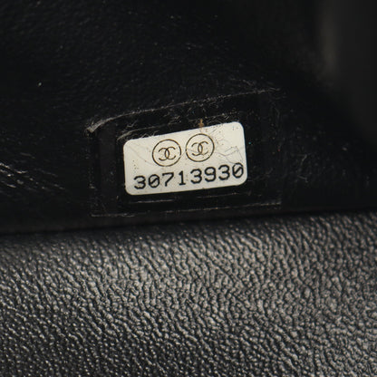 ミニマトラッセ チェーンショルダーバッグ ラムスキン ブラック シルバー金具 シャネル バッグ CHANEL