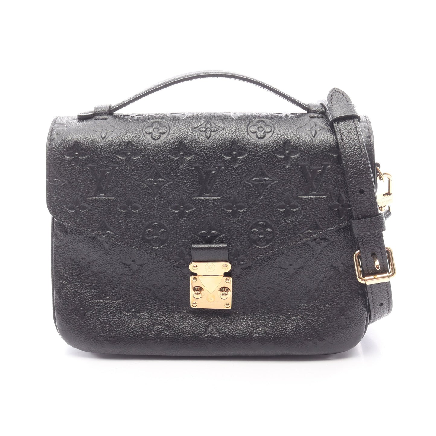 ポシェット メティスMM モノグラムアンプラント ノワール 2WAY ハンドバッグ レザー ブラック ルイヴィトン バッグ LOUIS VUITTON