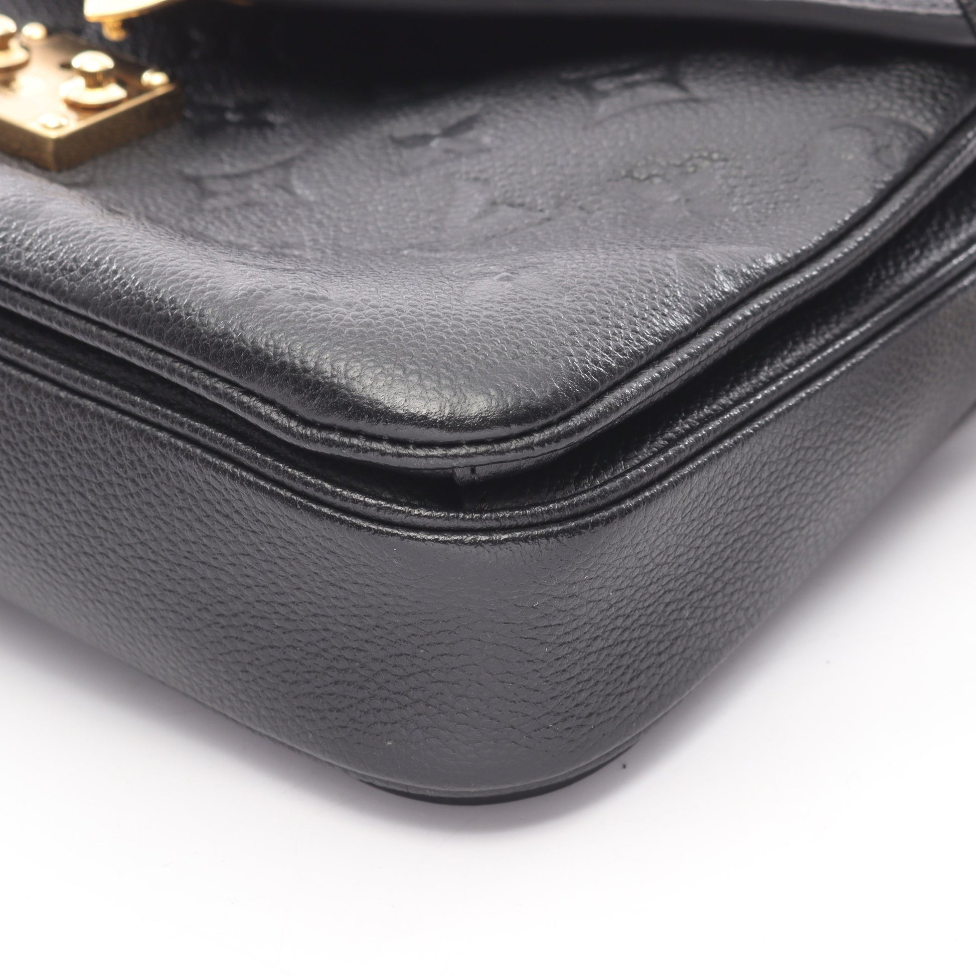ポシェット メティスMM モノグラムアンプラント ノワール 2WAY ハンドバッグ レザー ブラック ルイヴィトン バッグ LOUIS VUITTON