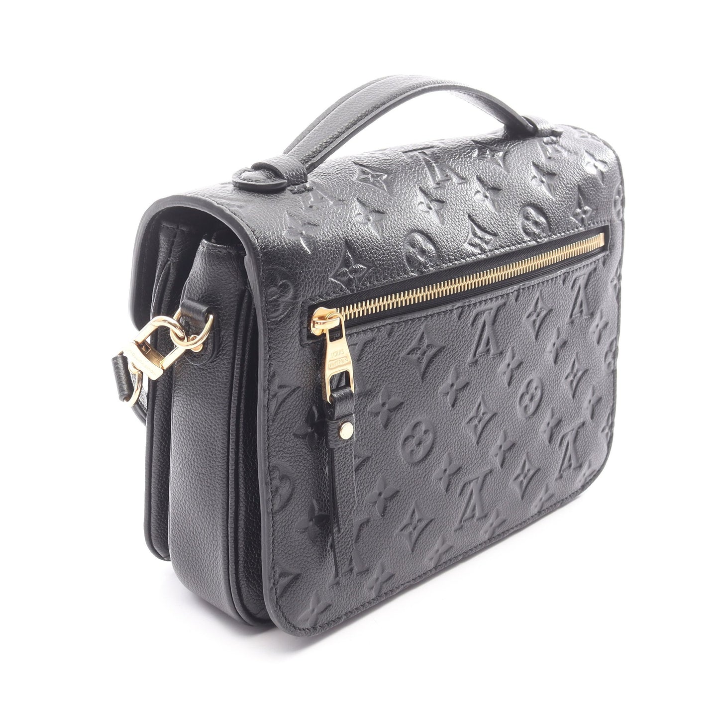 ポシェット メティスMM モノグラムアンプラント ノワール 2WAY ハンドバッグ レザー ブラック ルイヴィトン バッグ LOUIS VUITTON
