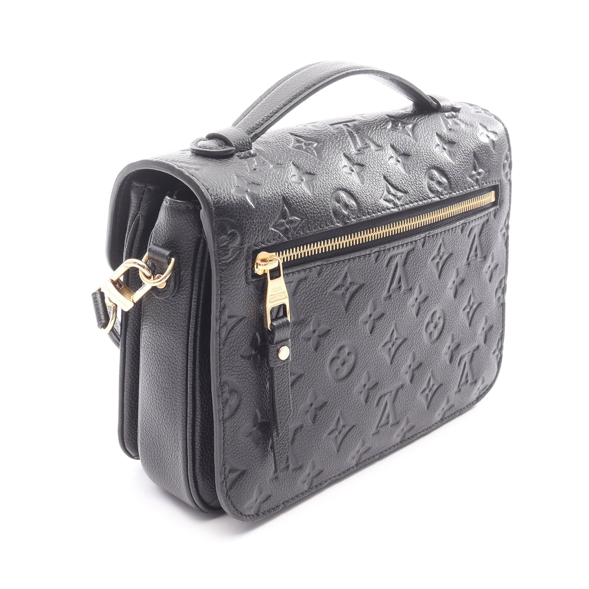 ポシェット メティスMM モノグラムアンプラント ノワール 2WAY ハンドバッグ レザー ブラック ルイヴィトン バッグ LOUIS VUITTON