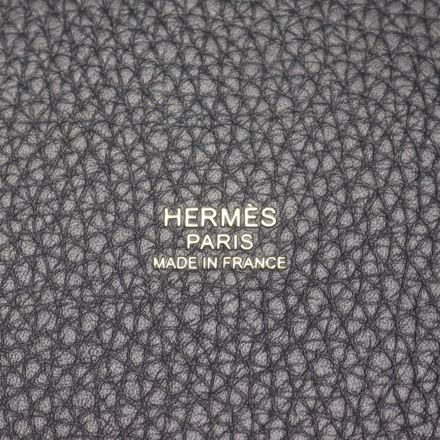 ピコタンロックPM ハンドバッグ トリヨンクレマンス ブラック ゴールド金具 K刻印 エルメス バッグ HERMES