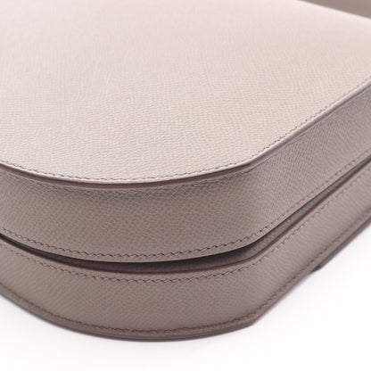 モザイク 24-17 エタン ショルダーバッグ ヴォーエプソン グレーベージュ シルバー金具 D刻印 エルメス バッグ HERMES