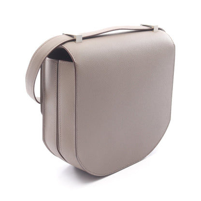 モザイク 24-17 エタン ショルダーバッグ ヴォーエプソン グレーベージュ シルバー金具 D刻印 エルメス バッグ HERMES