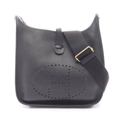 エヴリン 3 トロワ PM ショルダーバッグ トリヨンクレマンス ブラック ゴールド金具 D刻印 エルメス バッグ HERMES
