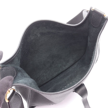エヴリン 3 トロワ PM ショルダーバッグ トリヨンクレマンス ブラック ゴールド金具 D刻印 エルメス バッグ HERMES