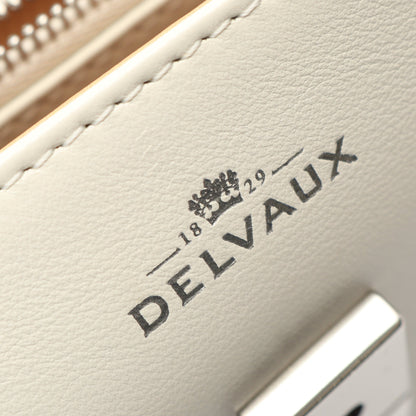 タンペートMM 2WAY ハンドバッグ レザー ホワイト デルヴォー バッグ DELVAUX
