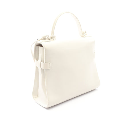 タンペートMM 2WAY ハンドバッグ レザー ホワイト デルヴォー バッグ DELVAUX