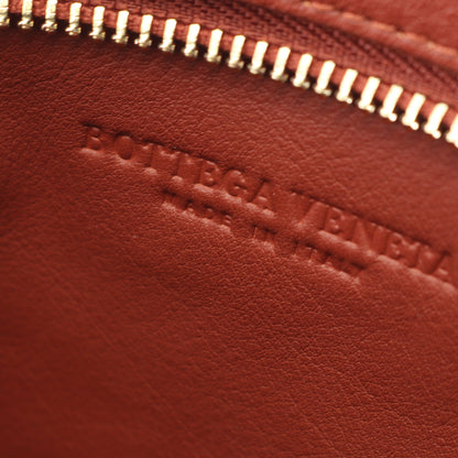 BVツイスト ハンドバッグ レザー レッドブラウン ボッテガヴェネタ バッグ BOTTEGA VENETA