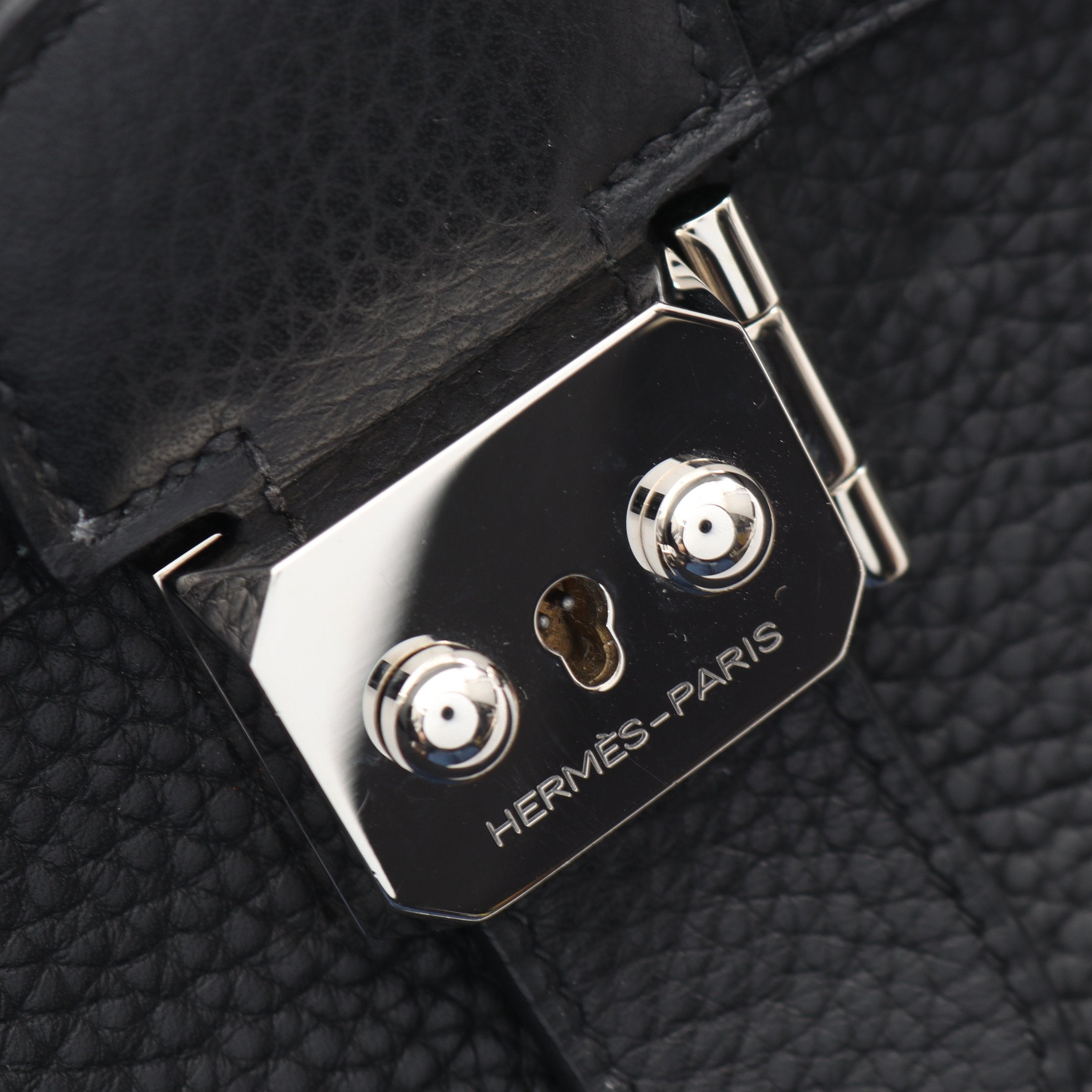 美品 エルメス テルリ ブラック グレインレザー ビジネス ブリーフケース HERMES - HERMES エルメス テリル ビジネスバッグ ブリーフケース 書類