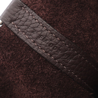 ピコタンロックPM ルージュセリエ ハンドバッグ トリヨンクレマンス ダークブラウン シルバー金具 Z刻印 エルメス バッグ HERMES