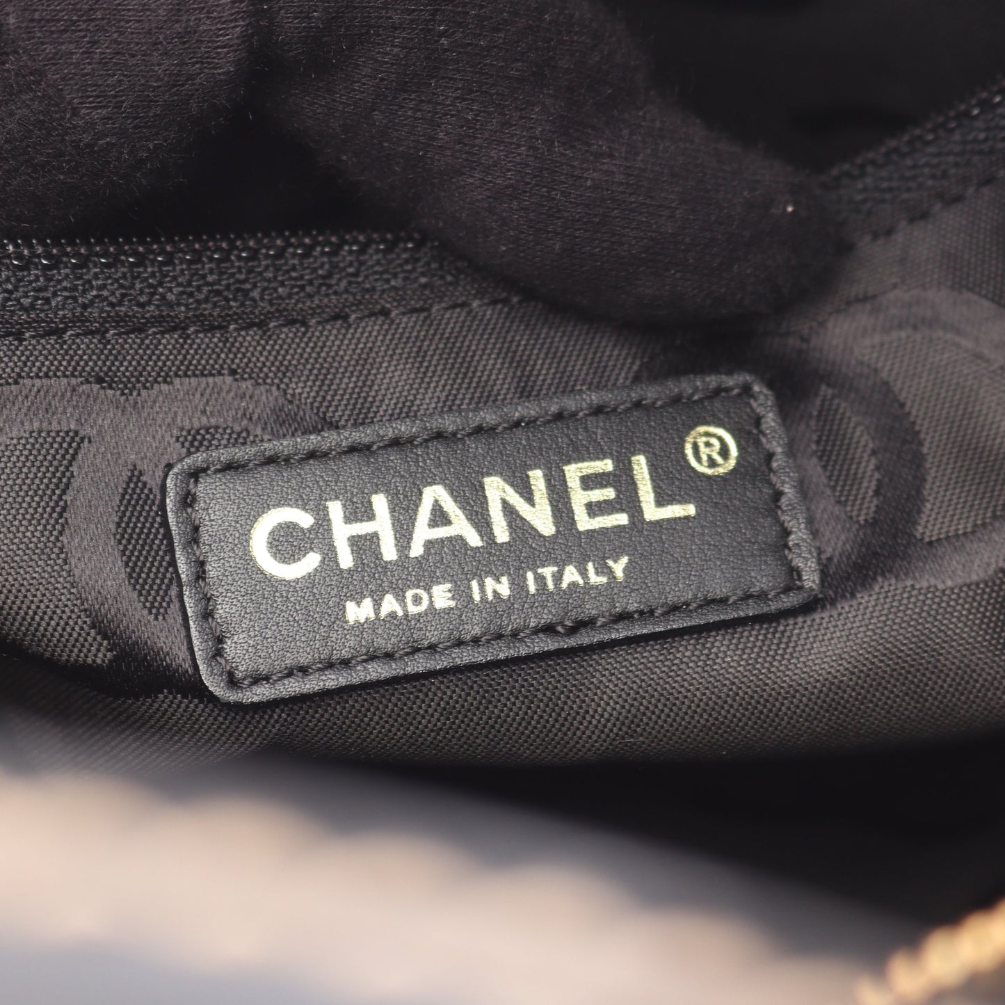 ワイルドステッチ ハンドバッグ レザー ブラック ゴールド金具 シャネル バッグ CHANEL