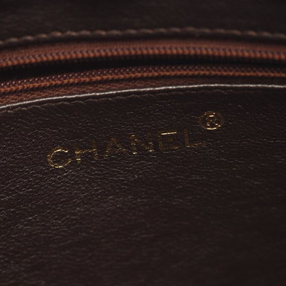マトラッセ チェーンショルダーバッグ キャビアスキン ダークブラウン ゴールド金具 ヴィンテージ シャネル バッグ CHANEL