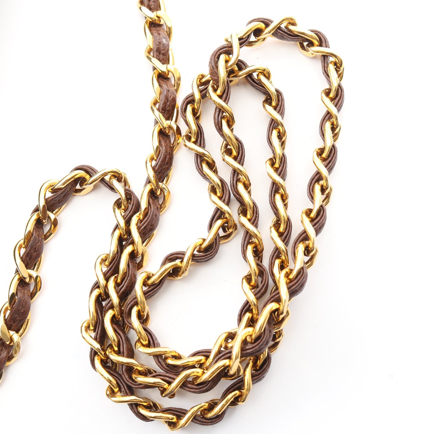 マトラッセ チェーンショルダーバッグ キャビアスキン ダークブラウン ゴールド金具 ヴィンテージ シャネル バッグ CHANEL