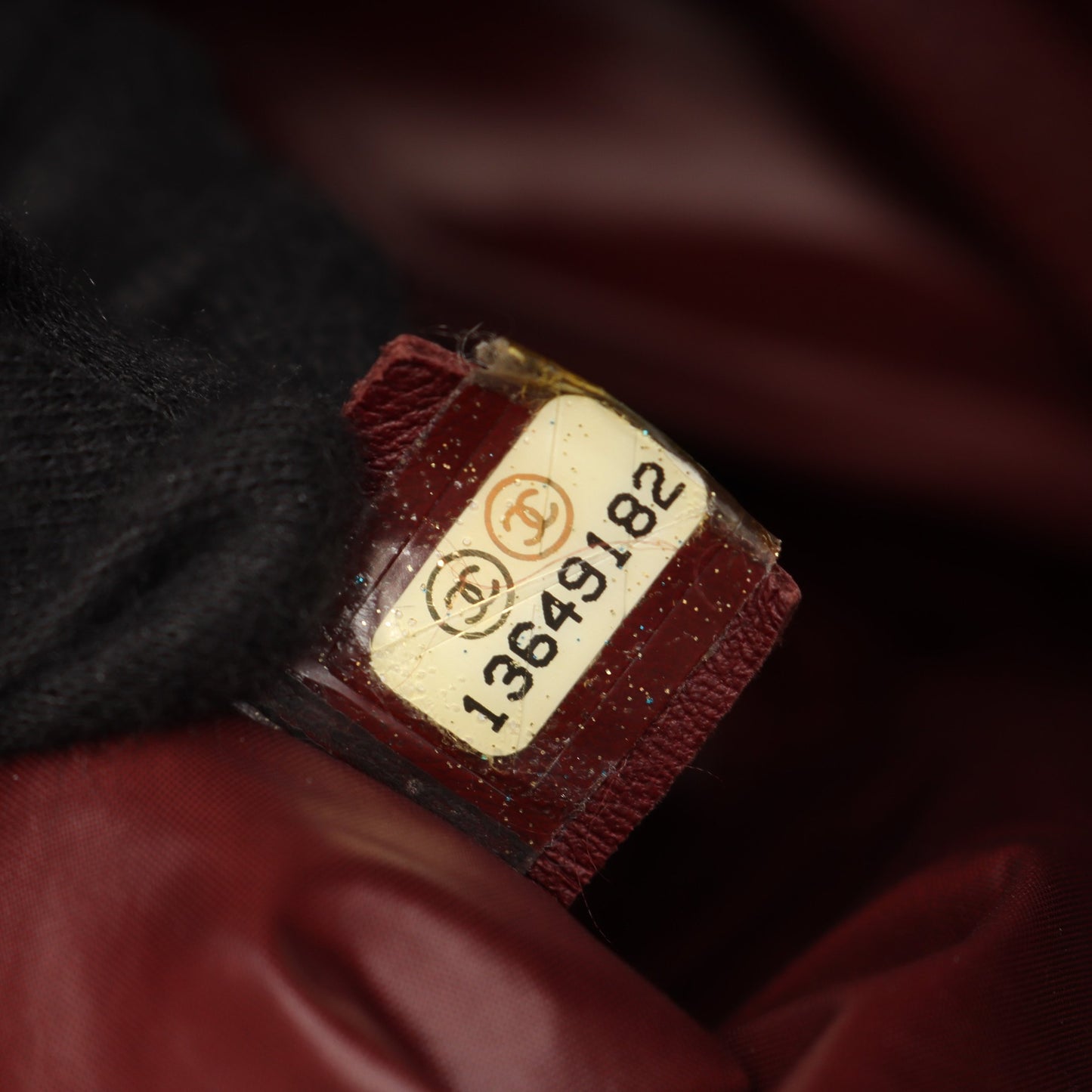 コココクーン ハンドバッグ ナイロン レザー ブラック シルバー金具 シャネル バッグ CHANEL