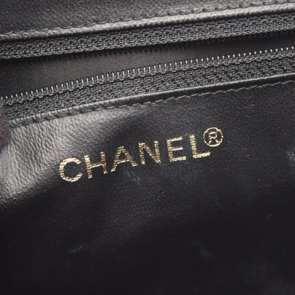 ココマーク 2WAY バニティバッグ キャビアスキン ブラック ゴールド金具 シャネル バッグ CHANEL