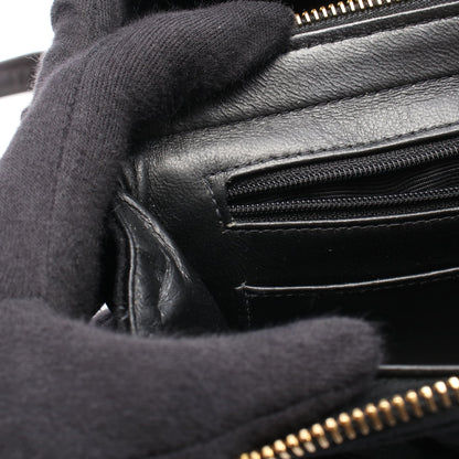 マトラッセ バックパック リュックサック ベロア ブラック ゴールド金具 シャネル バッグ CHANEL