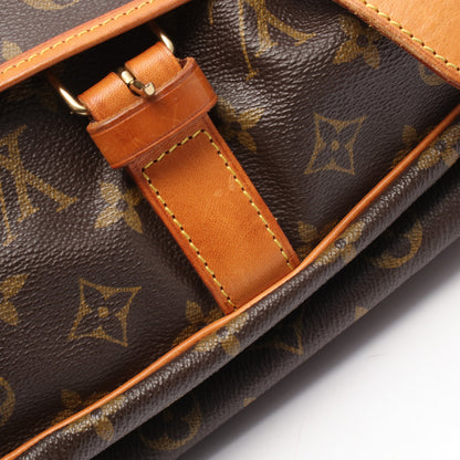 ソミュール35 モノグラム ショルダーバッグ PVC レザー ブラウン ルイヴィトン バッグ LOUIS VUITTON
