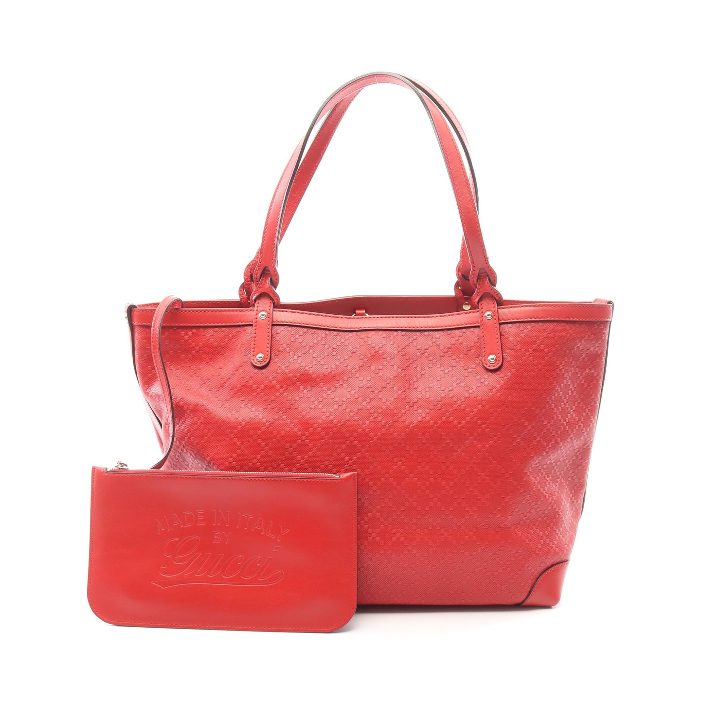 ディアマンテ ショルダーバッグ トートバッグ レザー レッド グッチ バッグ GUCCI