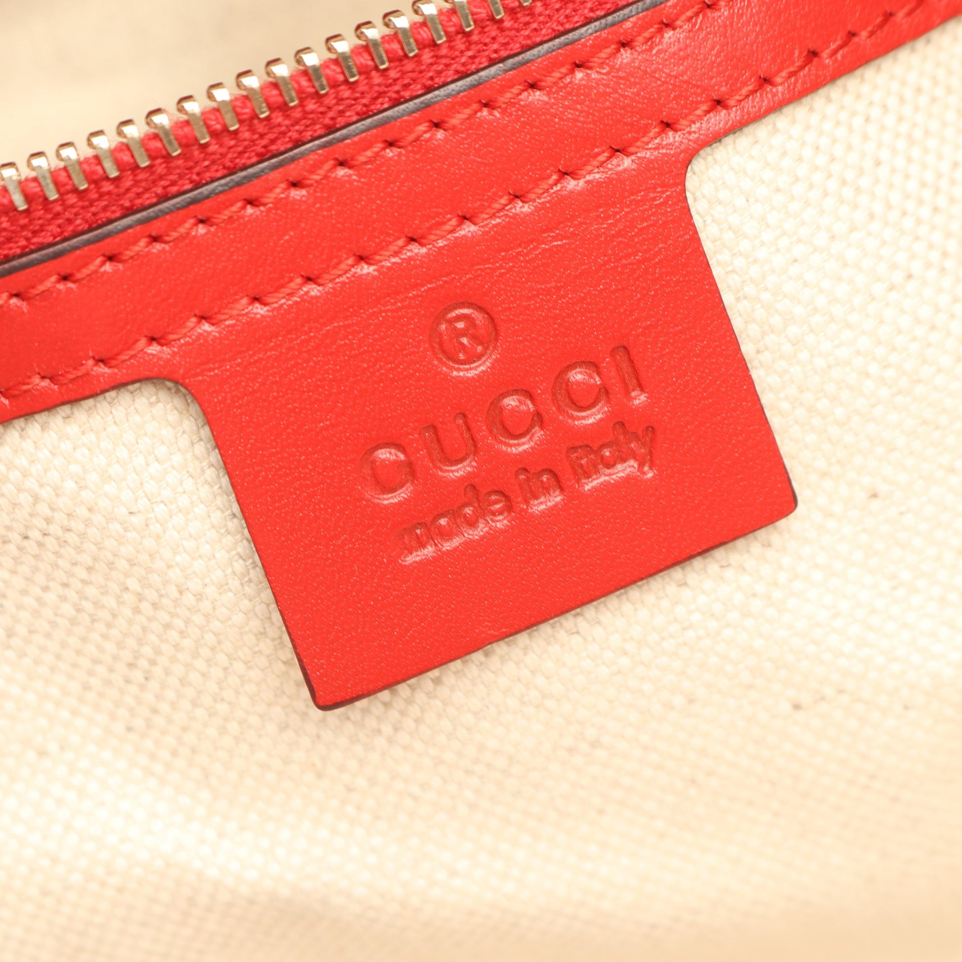 ディアマンテ ショルダーバッグ トートバッグ レザー レッド グッチ バッグ GUCCI