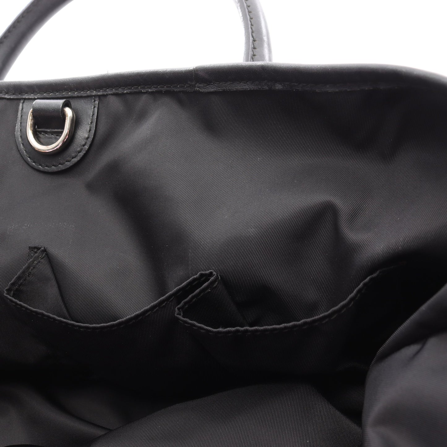 シェリーライン トートバッグ ハンドバッグ トートバッグ ナイロン レザー ブラック グッチ バッグ GUCCI