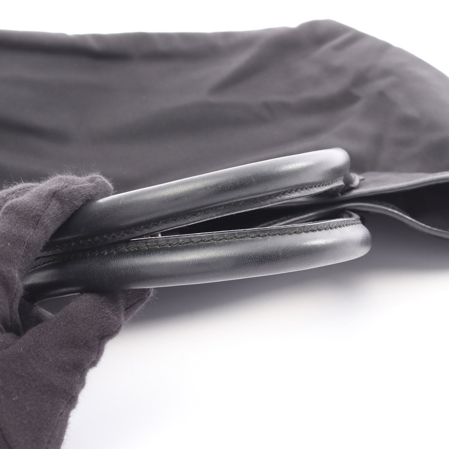 シェリーライン トートバッグ ハンドバッグ トートバッグ ナイロン レザー ブラック グッチ バッグ GUCCI