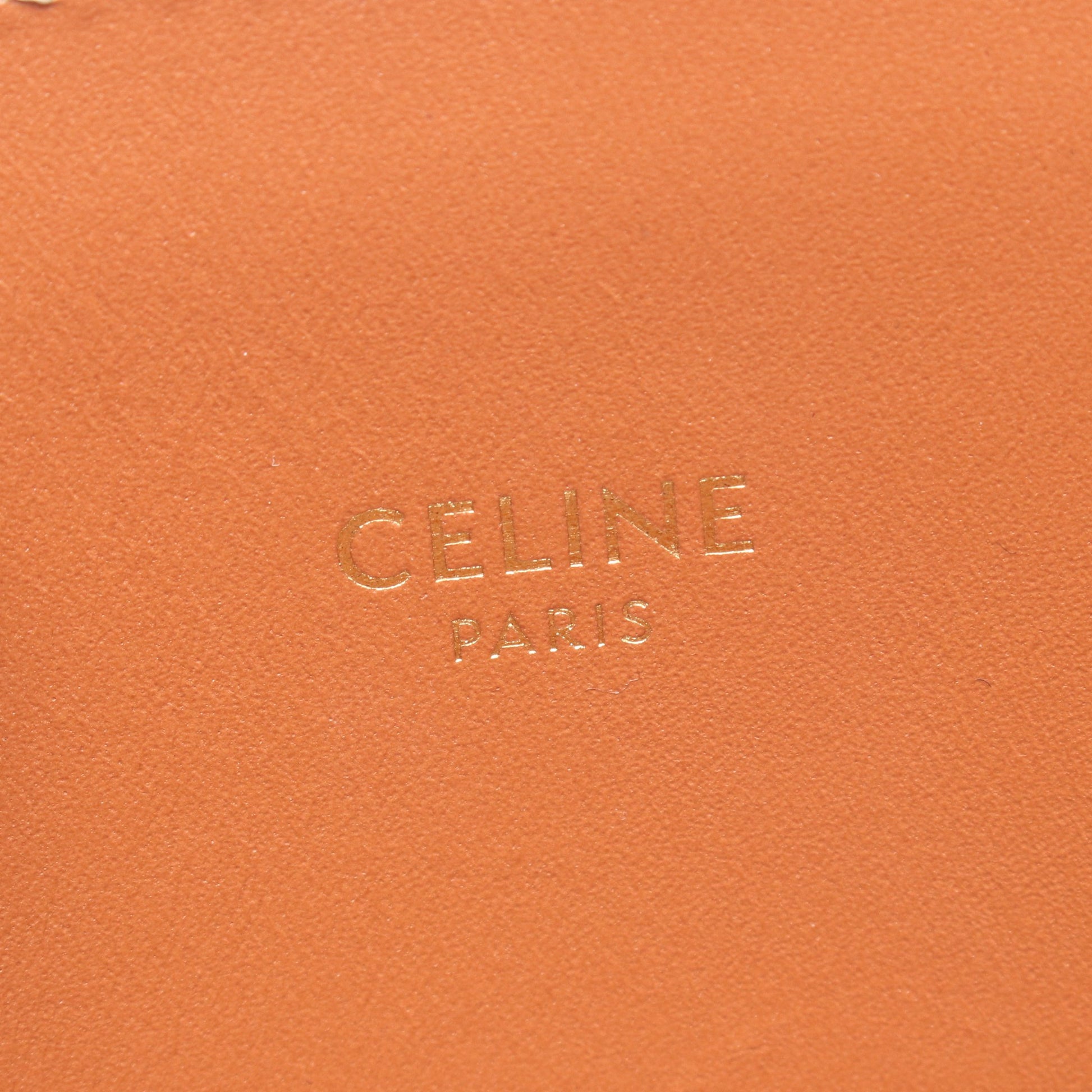 スモール バーティカル カバ 2WAY ハンドバッグ トートバッグ キャンバス レザー ベージュ ブラウン セリーヌ バッグ CELINE