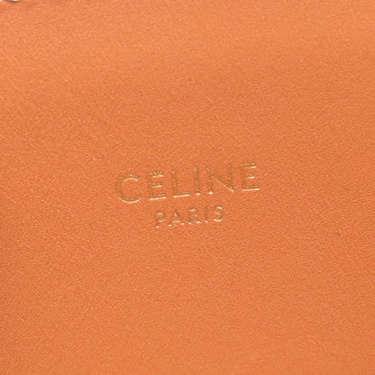 スモール バーティカル カバ 2WAY ハンドバッグ トートバッグ キャンバス レザー ベージュ ブラウン セリーヌ バッグ CELINE
