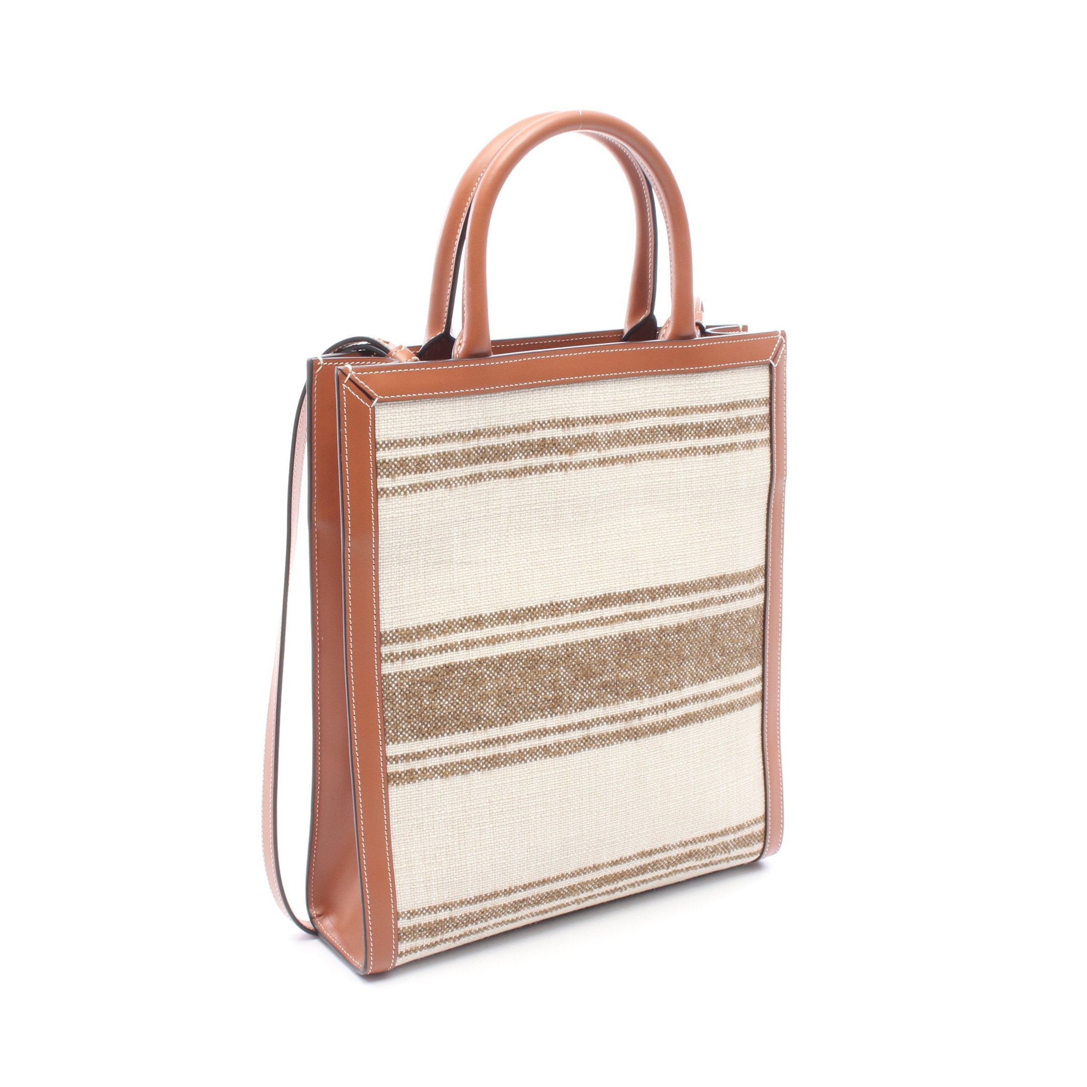 CELINE バーティカルカバ 2WAYショルダーバッグ キャンバス レザー CELINE（セリーヌ） ミニ バーティカルカバ ショルダーバッグ 2WAY