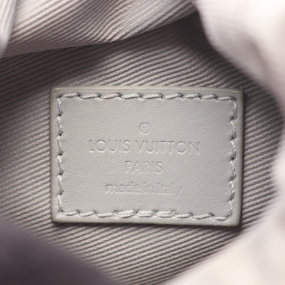 チョークナノバッグ ホワイトモノグラム ショルダーバッグ PVC レザー ホワイト ライトグレー ルイヴィトン バッグ LOUIS VUITTON