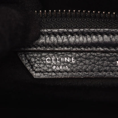 ラゲージ マイクロショッパー ハンドバッグ トートバッグ レザー ブラック セリーヌ バッグ CELINE