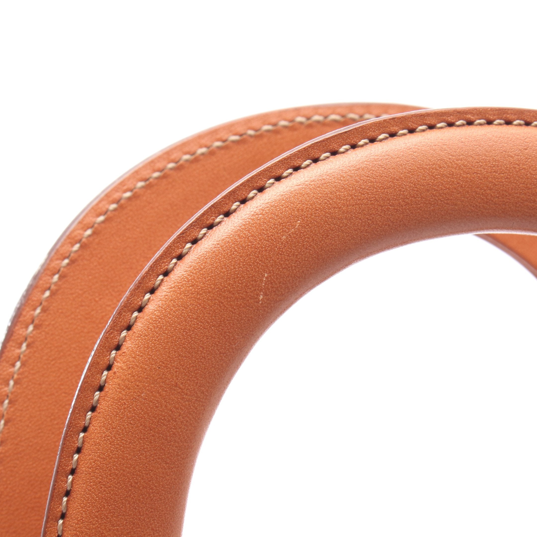 マカダム 2WAY ハンドバッグ トートバッグ PVC レザー ダークブラウン