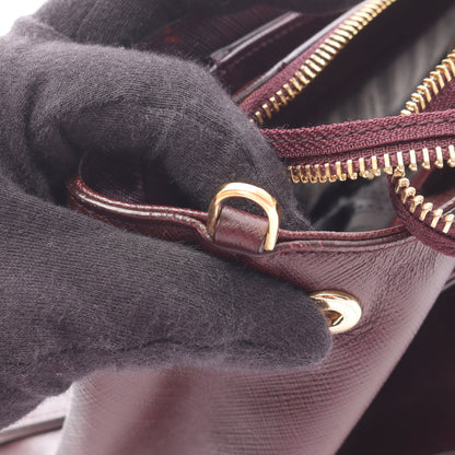 ガンチーニ 2way ハンドバッグ レザー ボルドー サルヴァトーレフェラガモ バッグ Salvatore Ferragamo