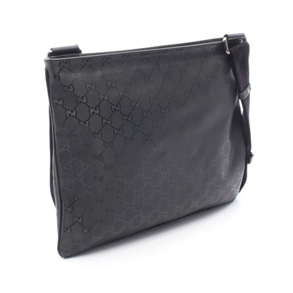 GGインプリメ ショルダーバッグ PVC レザー ブラック グッチ バッグ GUCCI