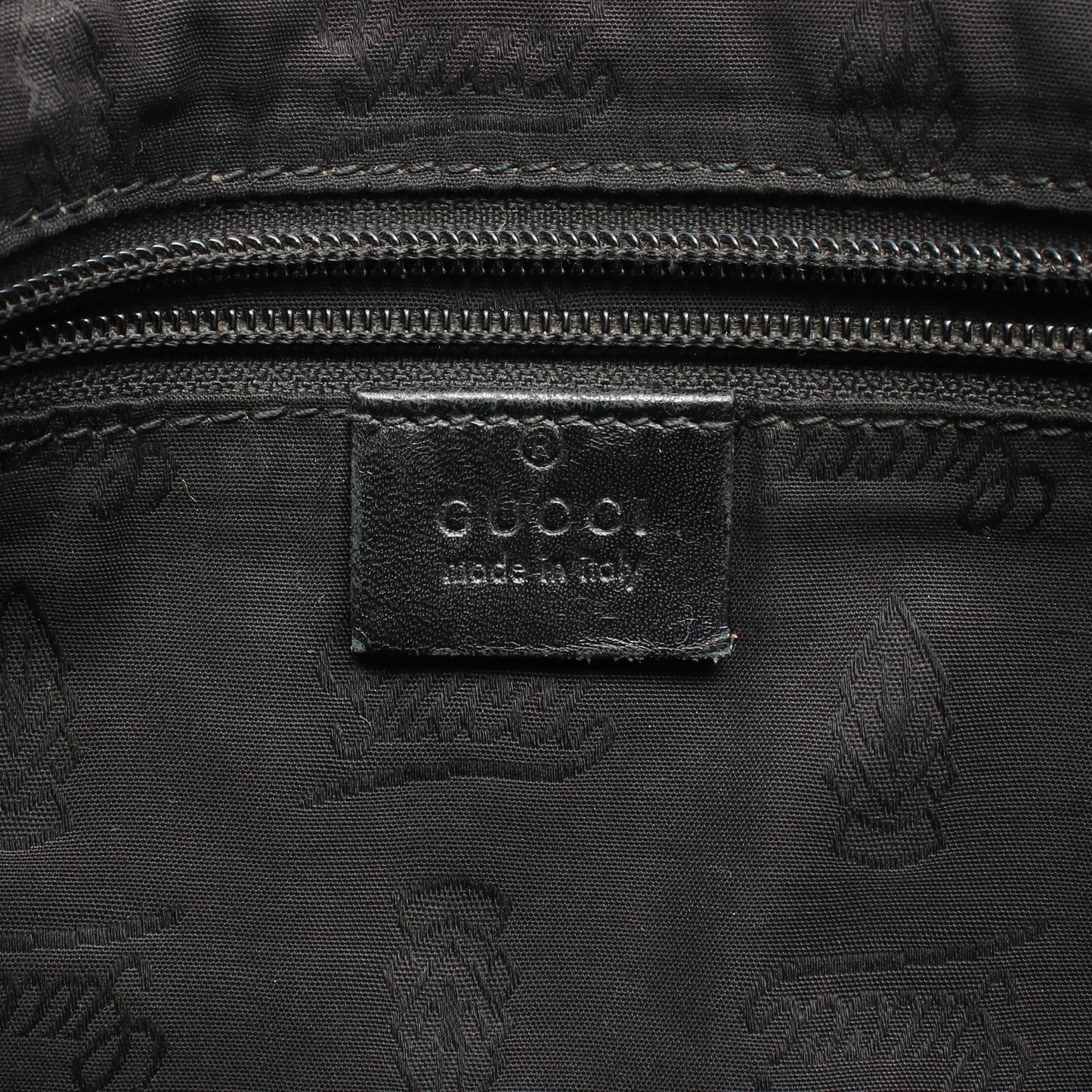 GGインプリメ ショルダーバッグ PVC レザー ブラック グッチ バッグ GUCCI