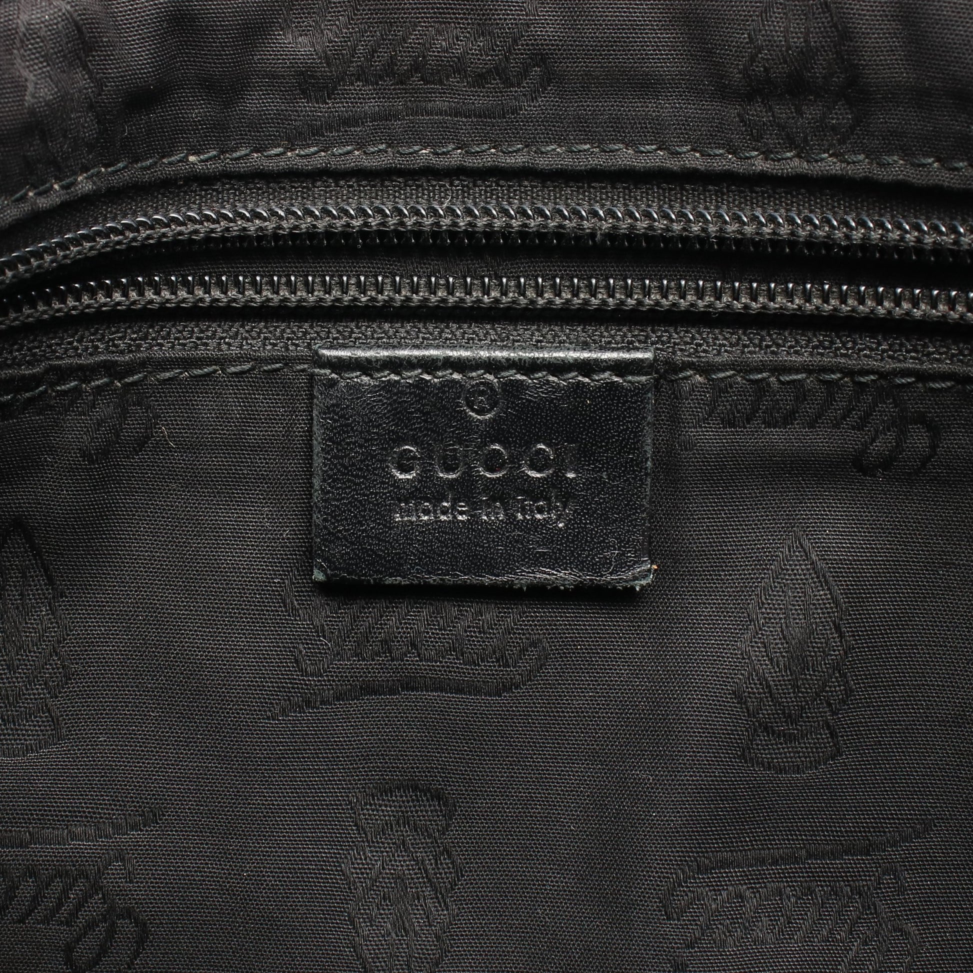 GGインプリメ ショルダーバッグ PVC レザー ブラック グッチ バッグ GUCCI
