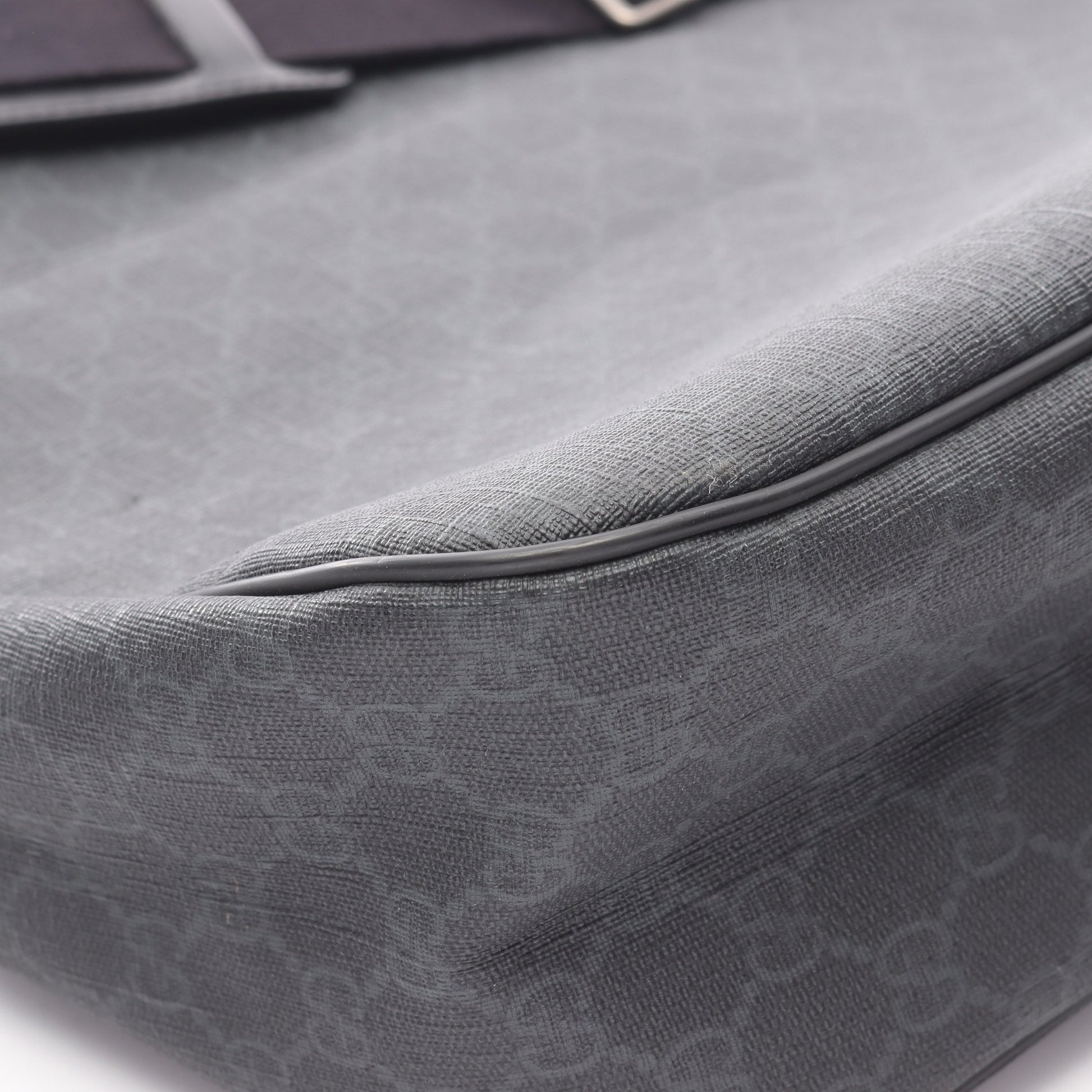 GGスプリーム ショルダーバッグ PVC レザー ブラック グッチ バッグ GUCCI