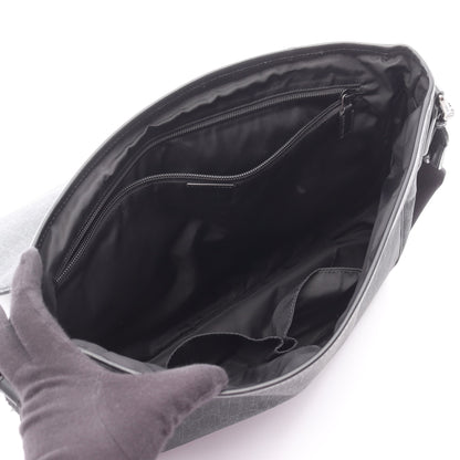 GGスプリーム ショルダーバッグ PVC レザー ブラック グッチ バッグ GUCCI