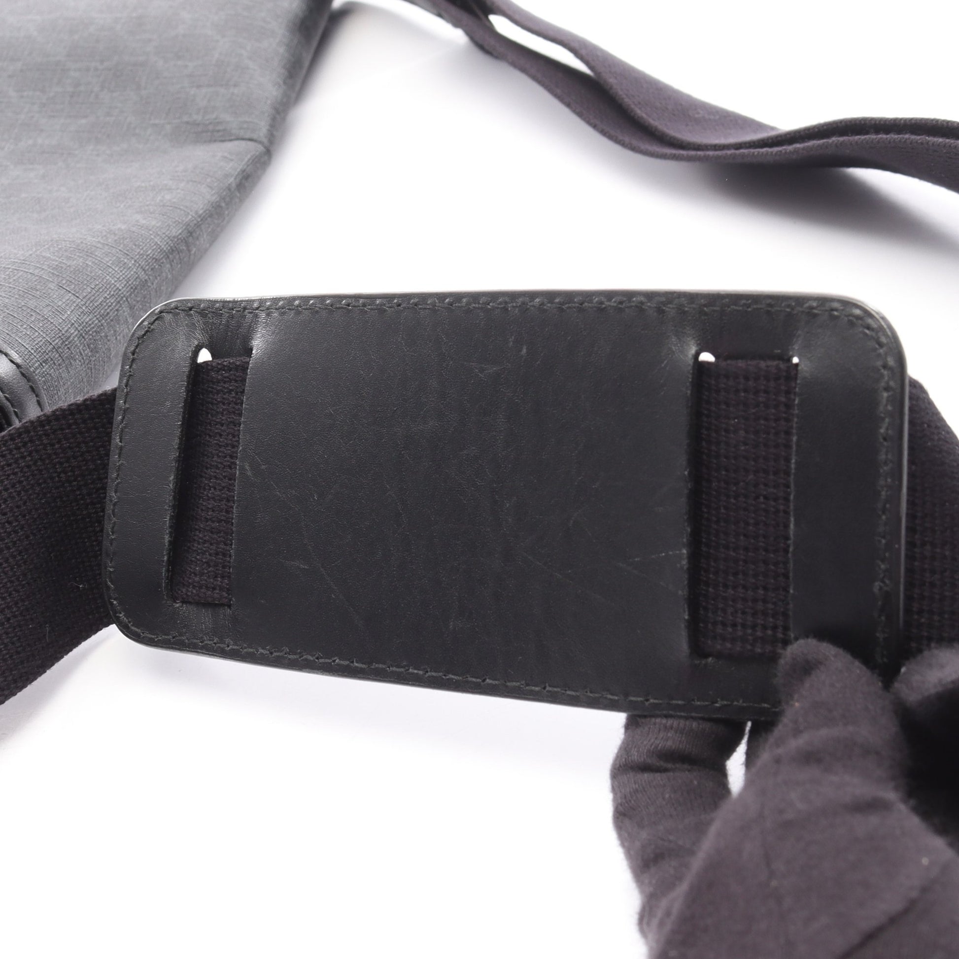 GGスプリーム ショルダーバッグ PVC レザー ブラック グッチ バッグ GUCCI