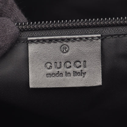 GGスプリーム ショルダーバッグ PVC レザー ブラック グッチ バッグ GUCCI